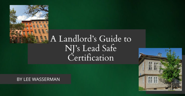 A Landlord’s Guide to NJ’s Lead Safe Certification | Lew Environmental