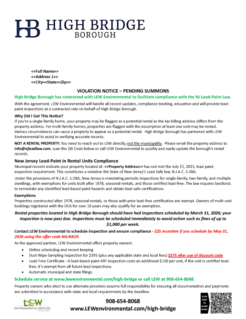 High Bridge | Lew Environmental